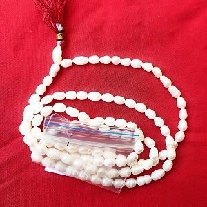 मोती माला oval shap Certified