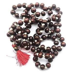 लाल चंदन माला  Red sandalwood mala