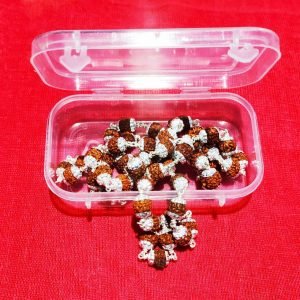 चांदी में रुद्राक्ष माला शिव भक्तों के लिए नेपाली असली जैसे भगवान शिव last piece Silver Rudraksha Mala 35 cm