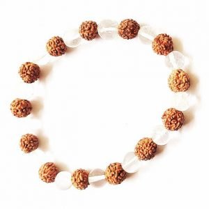 स्फटिक रुद्राक्ष ब्रेसलेट Sphatik Rudraksha Bracelet