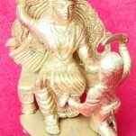 बगलामुखी माता पीतल की मूर्ति / बगला देवी पीतल की मूर्ति  Bagalamukhi Murti Brass 789 gram