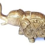 पीतल हाथी महालक्ष्मी ऊर्जा Brass Elephant A