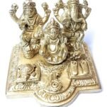 श्री गणेश श्रीलक्ष्मी श्री कुबेर पीतल मूर्ति Ganesh Lakshmi kuber kunji