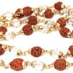 रुद्राक्ष क्रिस्टल माला Rudraksha Crystal mala