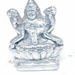 पारद लक्ष्मी जी कमल के साथ Parad Statue of Lakshmi ji. 100 gram